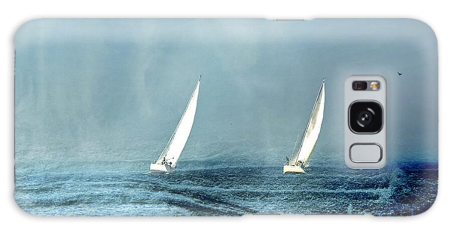 Sailing Galaxy Case featuring the photograph Sailing into the Unknown by Andrea Kollo