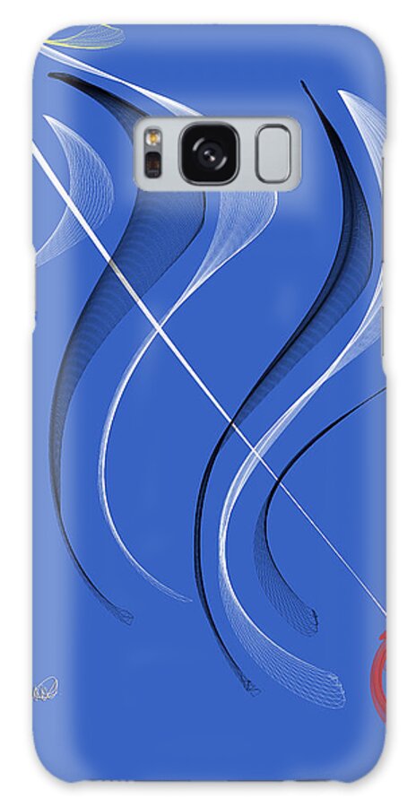 Ipad Galaxy Case featuring the painting Sailing to the Rhythm of Music by Angela Stanton