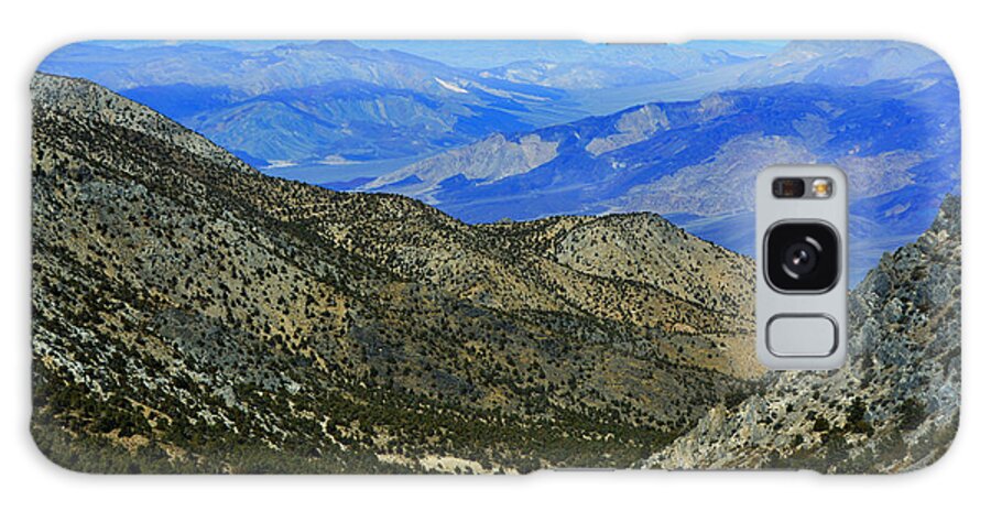 Desert Galaxy Case featuring the photograph SAline Valley from Cerro Gordo Pass November 16 2014 by Brian Lockett