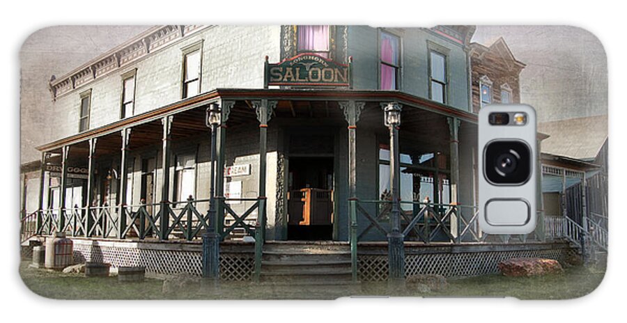 Vintage Galaxy Case featuring the photograph Saloon by Judy Hall-Folde