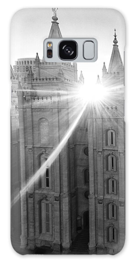  Scenic Galaxy Case featuring the photograph Salt Lake LDS Temple by Doug Sims