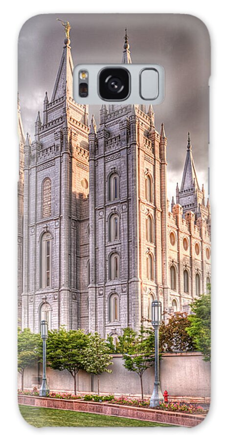 Temple Galaxy Case featuring the photograph Salt Lake Temple by Niels Nielsen