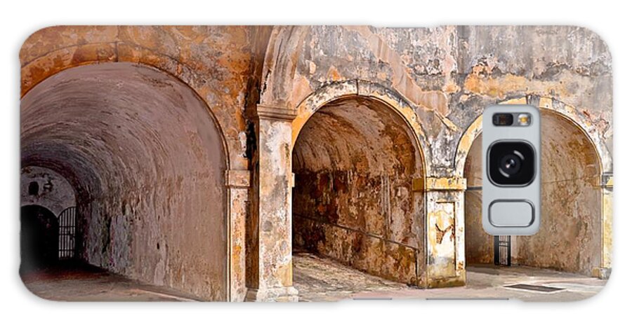 Puerto Rico Galaxy Case featuring the photograph San Cristobal Fort Tunnels by Ricardo J Ruiz de Porras