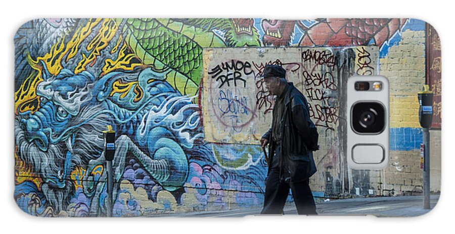 Art Galaxy S8 Case featuring the photograph San Francisco Chinatown Street Art by Juli Scalzi