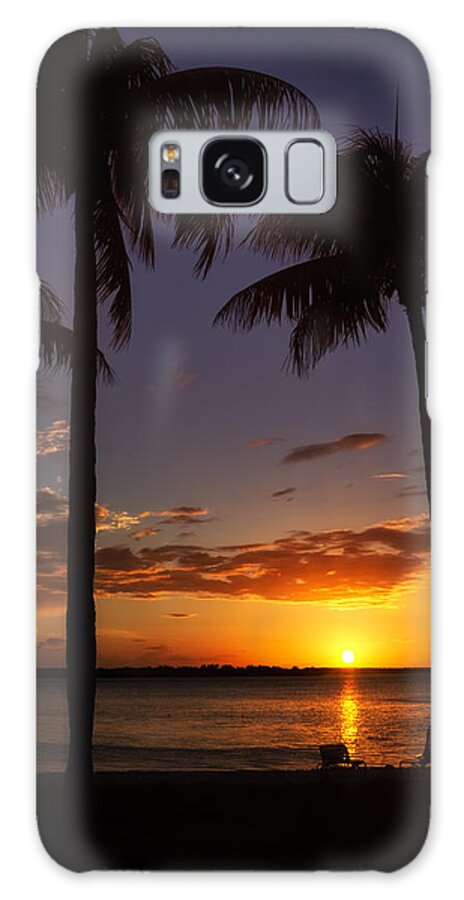 Sunset Galaxy Case featuring the photograph Sanibel Island Sunset by Kim Hojnacki