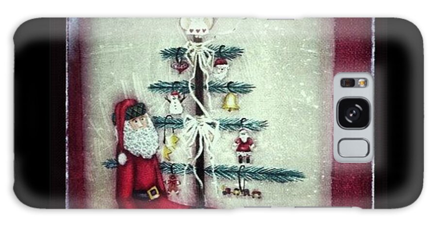 Decoration Galaxy Case featuring the photograph Santa Is Resting Before The Gifts Are by Teresa Mucha