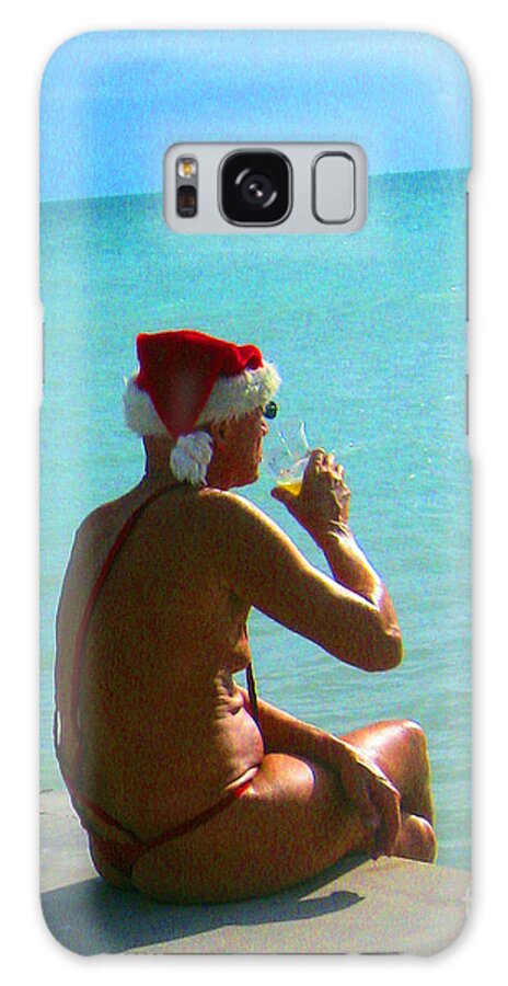 Santa Galaxy S8 Case featuring the photograph Santa on Vacation by Sonia Flores Ruiz