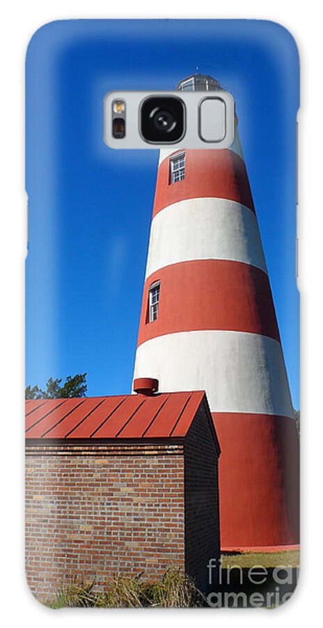 Sapelo Galaxy Case featuring the photograph Sapelo Lighthouse by Andre Turner