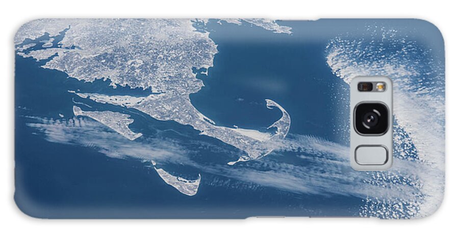 Photography Galaxy Case featuring the photograph Satellite View Of Cape Cod Area by Panoramic Images