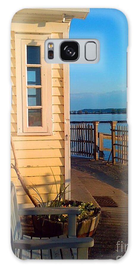 Saugerties Galaxy Case featuring the photograph Saugerties Lighthouse by Beth Ferris Sale
