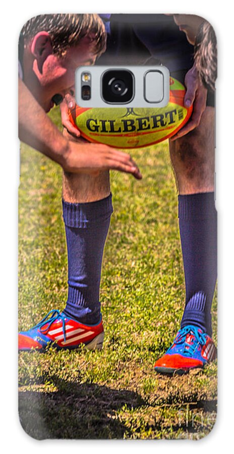 Rugby Galaxy S8 Case featuring the photograph Scrum by George DeLisle