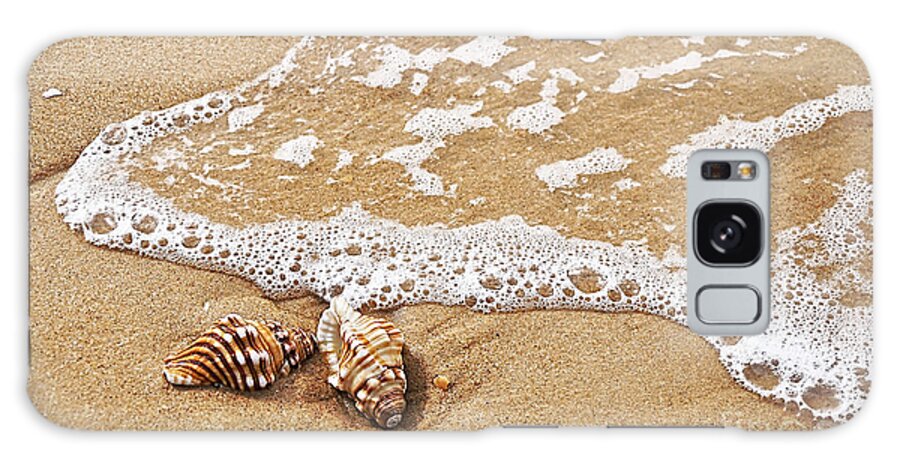 Seashells And Lace Galaxy Case featuring the photograph Seashells and Lace by Kaye Menner