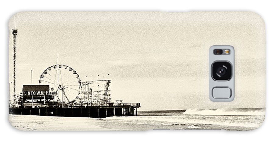 Seaside Heights Funtown Pier Vintage Galaxy Case featuring the photograph Seaside Heights Funtown Pier Vintage by Terry DeLuco