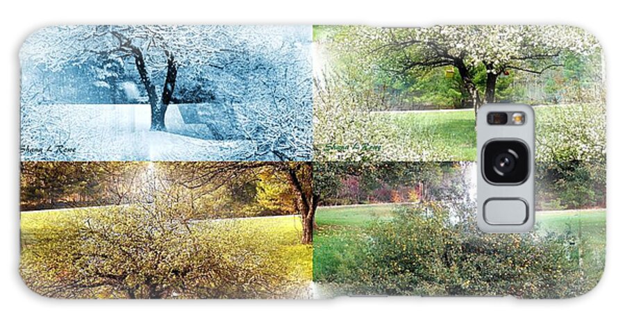 Winter Galaxy S8 Case featuring the photograph Seasonal Orchard Collage by Shana Rowe Jackson