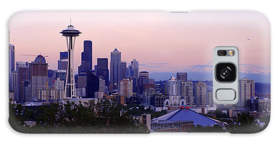 Seattle Galaxy Case featuring the photograph Seattle Dawning by Chad Dutson