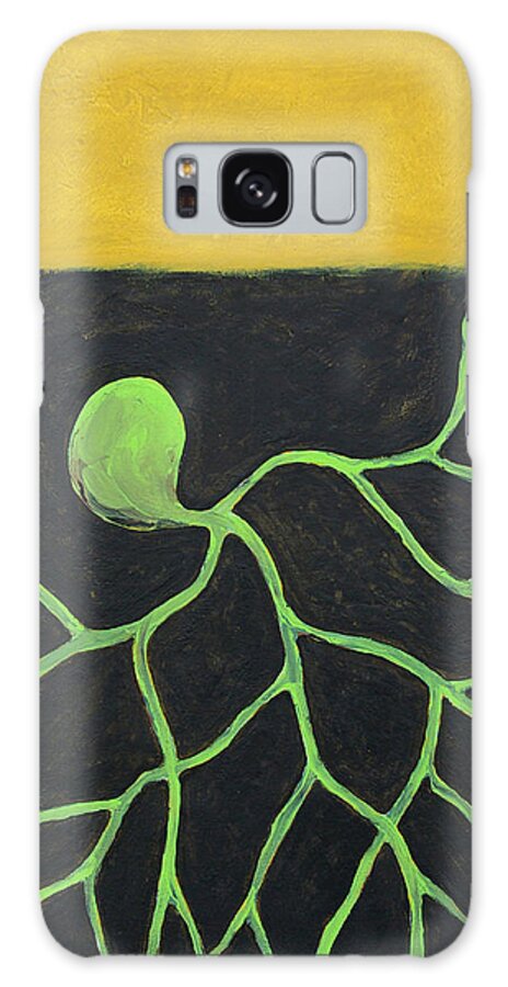 Nature Galaxy Case featuring the painting Seed Pulsation by Carrie MaKenna