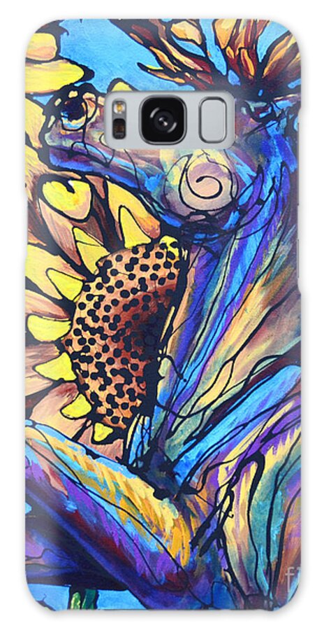 Horse Galaxy Case featuring the painting Seeking the Son by Jonelle T McCoy