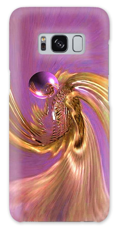  Attendant Of God Galaxy Case featuring the digital art Seraph by Mary Russell