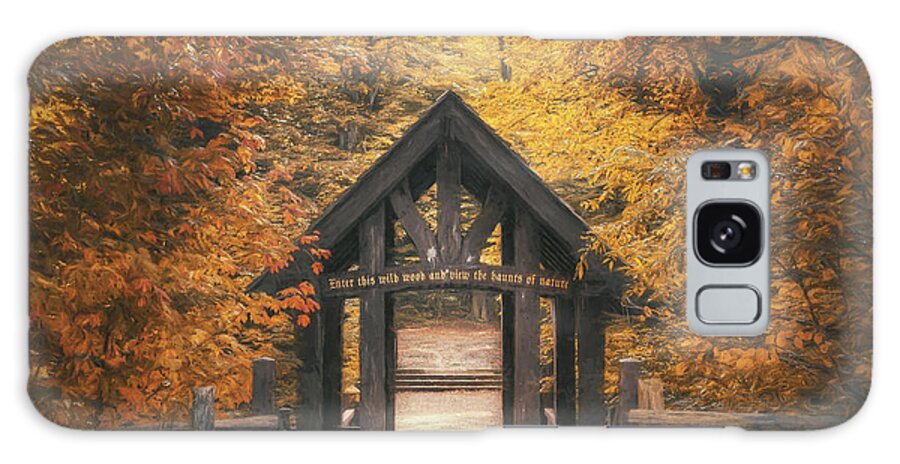 Forest Galaxy Case featuring the photograph Seven Bridges Trail Head by Scott Norris