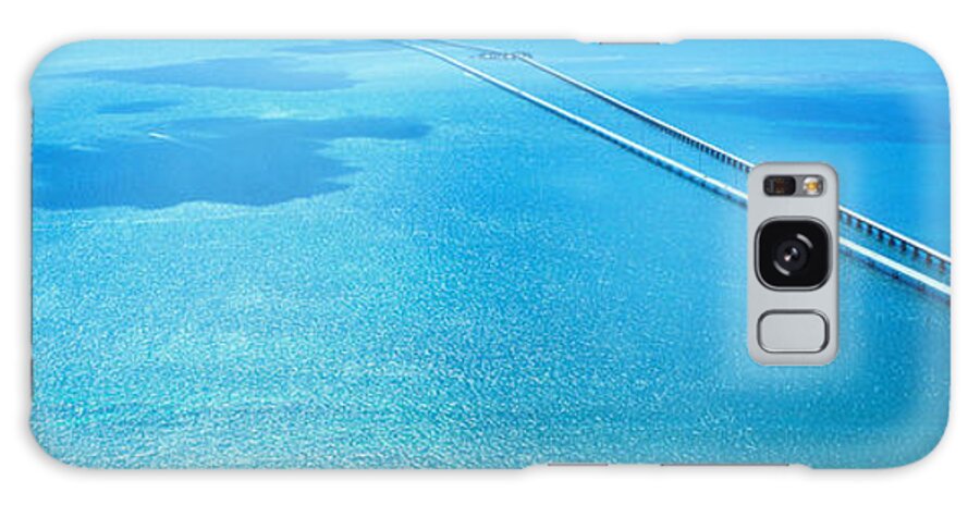 Photography Galaxy Case featuring the photograph Seven Miles Bridge Florida Keys Fl Usa by Panoramic Images