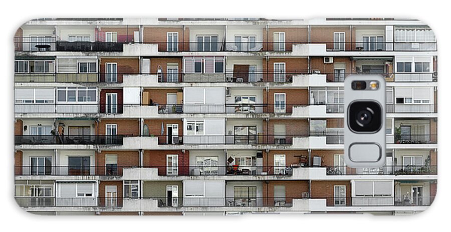 Apartment Galaxy Case featuring the photograph Several Buildings Housing by Fotografía De Juandevillalba