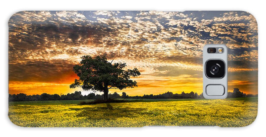 Barns Galaxy Case featuring the photograph Shadows At Sunset by Debra and Dave Vanderlaan