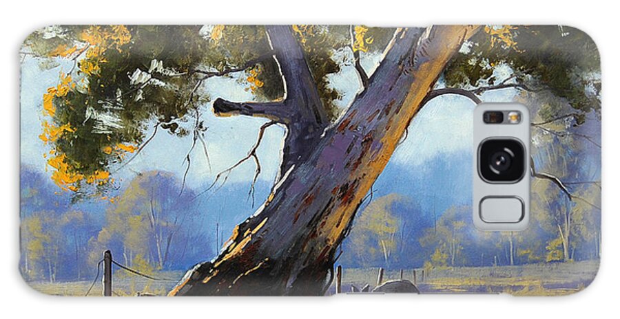 River Galaxy Case featuring the painting Shady Tree by Graham Gercken