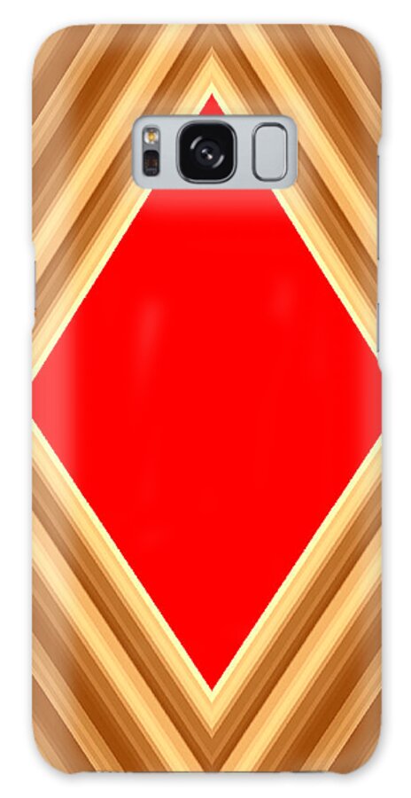  Galaxy Case featuring the digital art She Said Love Was Red by Cletis Stump