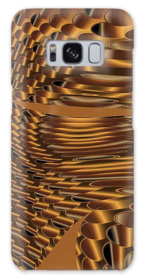 Abstract Galaxy S8 Case featuring the digital art Shifting Shoals by Judi Suni Hall