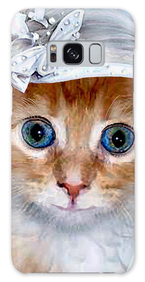 Feline Galaxy Case featuring the photograph Shotgun Bride Cats In Hats by Michele Avanti