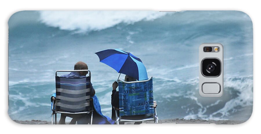 Ocean Galaxy Case featuring the photograph Shoulda Brought A Bigger Umbrella by Don Durfee