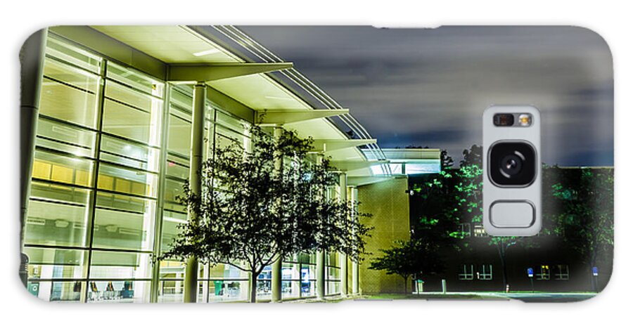 2014 Galaxy Case featuring the photograph SHS Lower cafeteria at night by Alan Marlowe