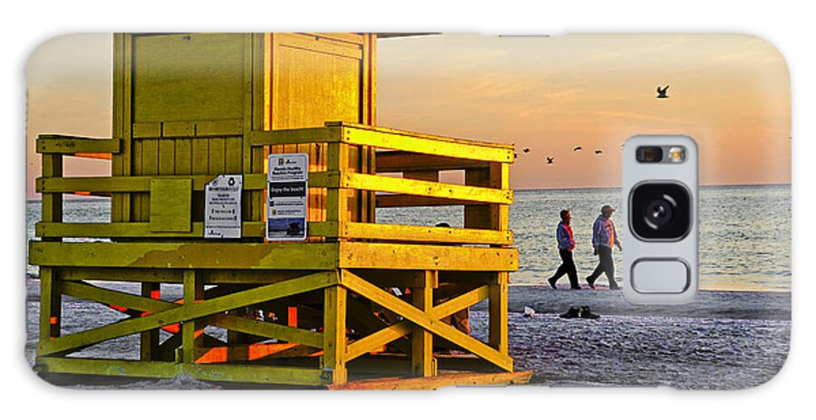 Florida Galaxy Case featuring the photograph Siesta Key Sunset by Dennis Cox