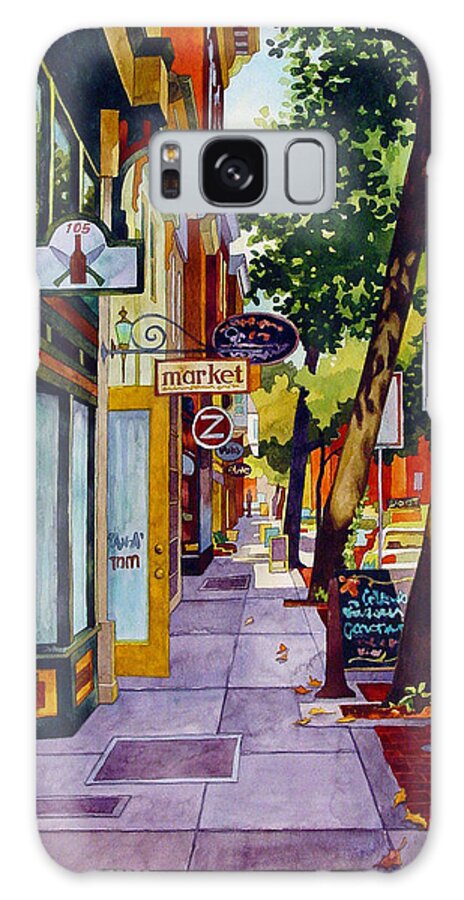 Watercolor Galaxy Case featuring the painting Signs by Mick Williams