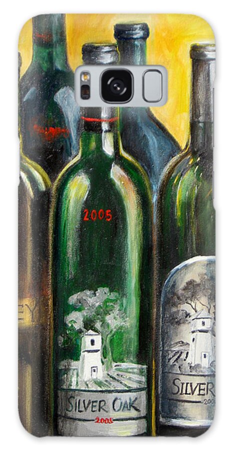 Silver Oak Wine Galaxy Case featuring the painting Silver Oak by Sheri Chakamian