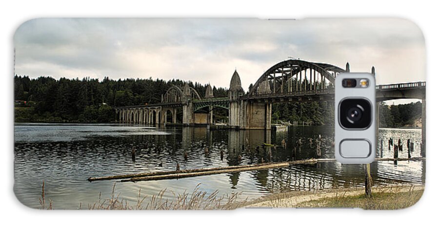 Siuslaw Bridge Galaxy Case featuring the photograph Siuslaw River Bridge by Belinda Greb