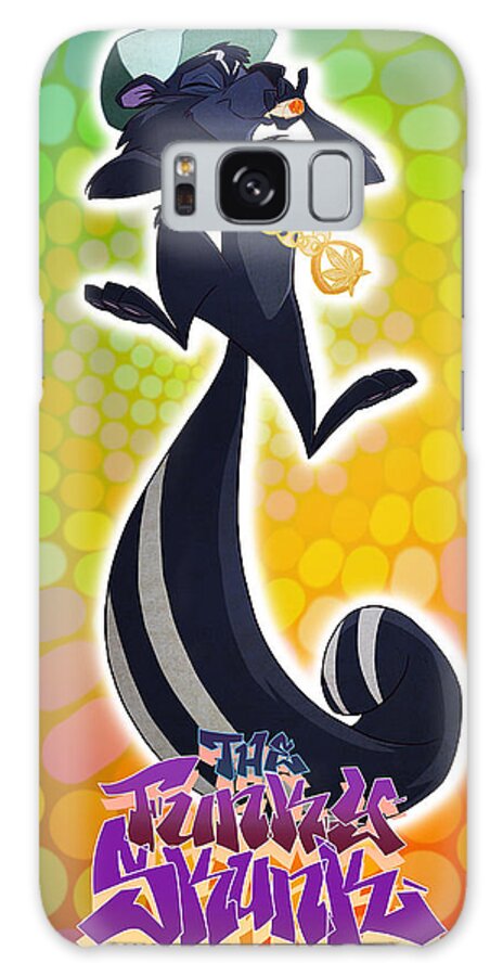 Skunks Galaxy Case featuring the digital art Skunk Funk by Dedos