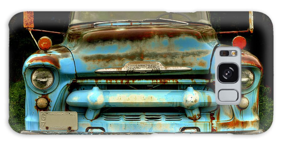 Old Chevrolet Truck Galaxy Case featuring the photograph Sky Blue and Still Cool by Thomas Young