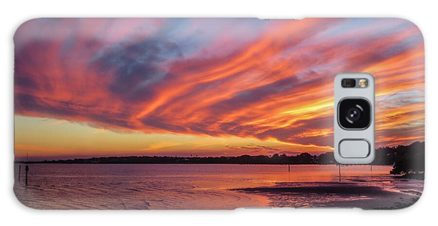 Florida Galaxy Case featuring the photograph Sky on fire by Jane Luxton