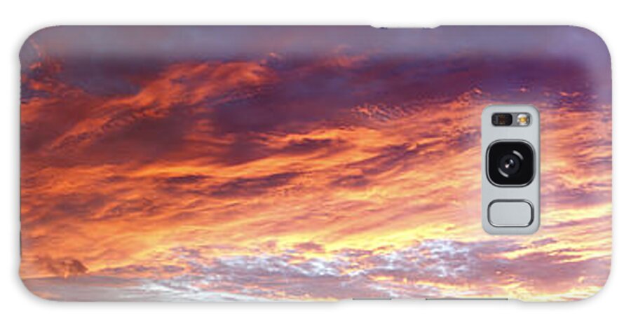 Dawn Galaxy Case featuring the photograph Sky on fire by Les Cunliffe