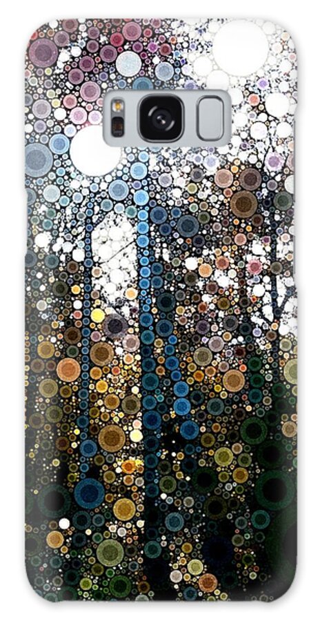 Skyway Galaxy Case featuring the digital art Skyway Forest at Dawn by Linda Bailey