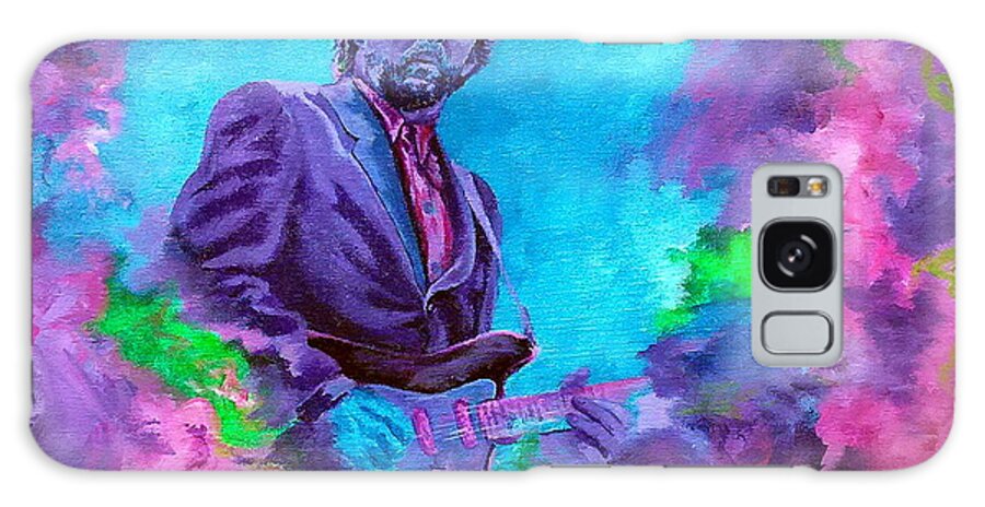 Eric Clapton Galaxy S8 Case featuring the painting Slowhand by Kathleen Kelly Thompson
