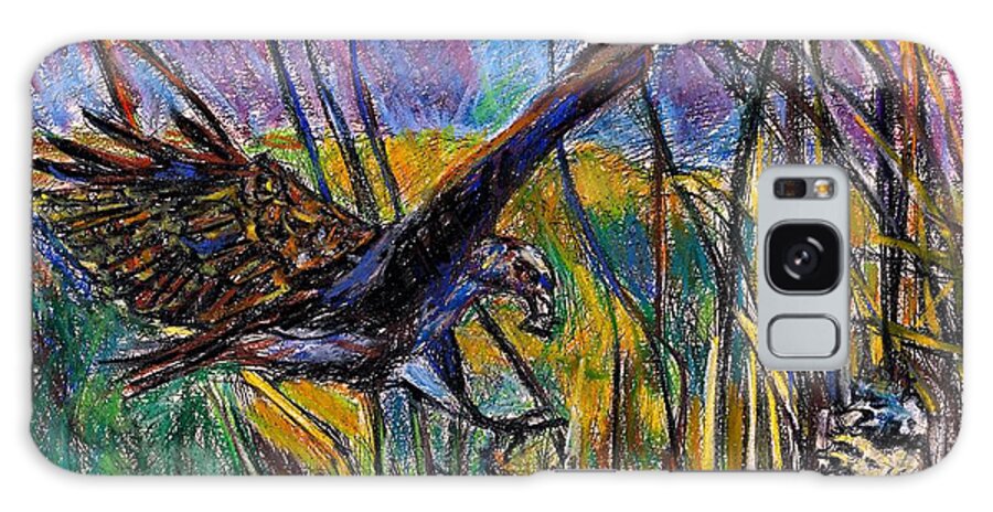 Snail Kite Galaxy Case featuring the painting Snail Kite by Kendall Kessler