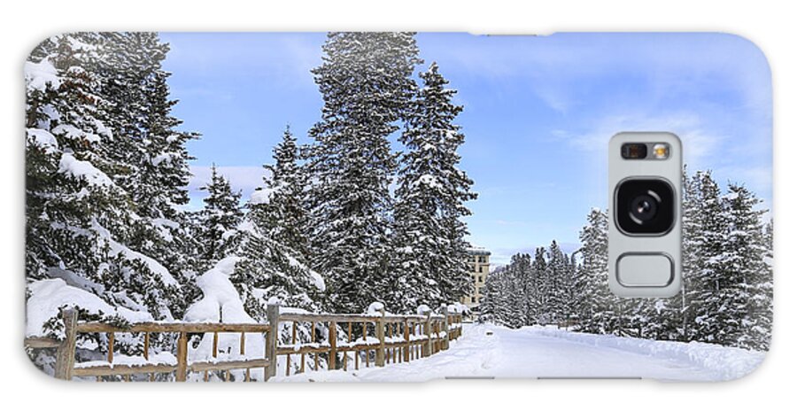 Banff Galaxy Case featuring the photograph Snow Path by Evelina Kremsdorf