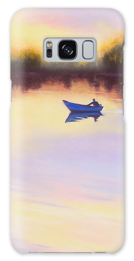 Sunrise Galaxy S8 Case featuring the painting Solo by Marjie Eakin-Petty