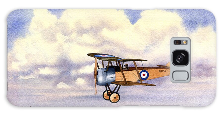 Aviation Galaxy Case featuring the painting Sopwith Pup by Douglas Castleman