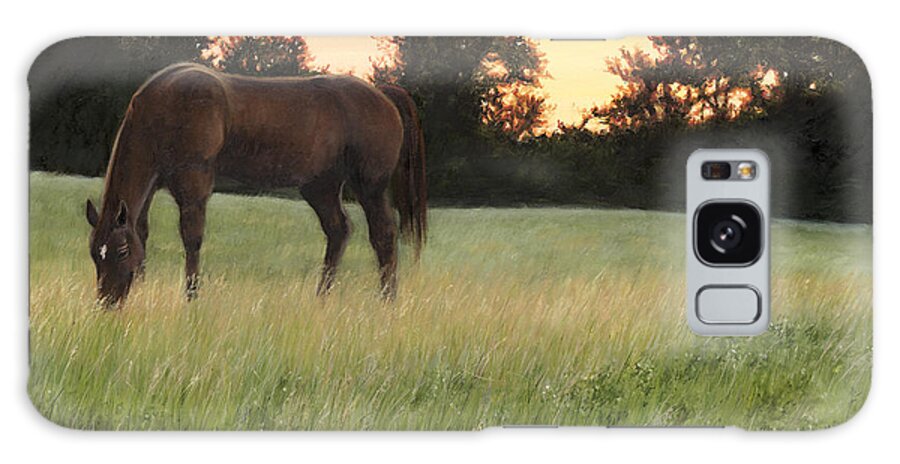 Horse Galaxy Case featuring the painting Sorrel Beauty by Tammy Taylor