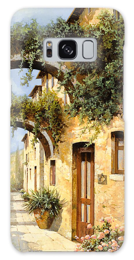 Arch Galaxy Case featuring the painting Sotto Gli Archi by Guido Borelli