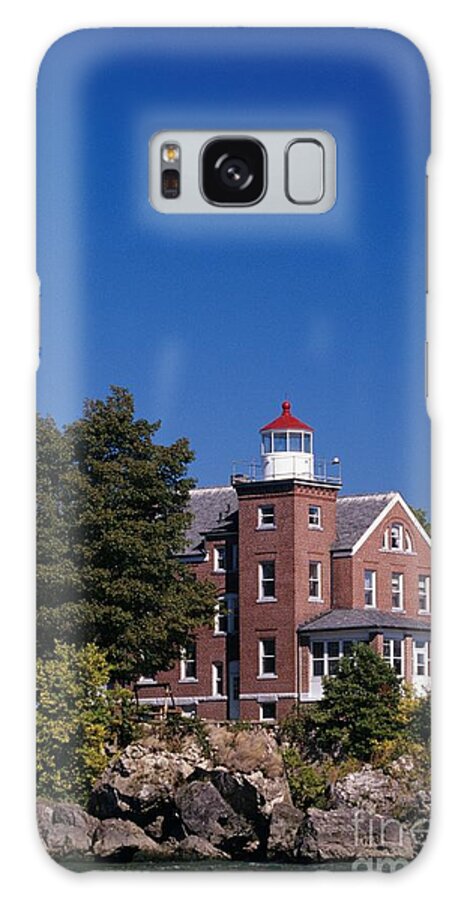 Light House Galaxy Case featuring the photograph South Bass Island Lighthouse on Lake erie by John Harmon