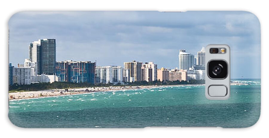 Architecture Galaxy Case featuring the photograph South Beach on a Summer Day by Ed Gleichman